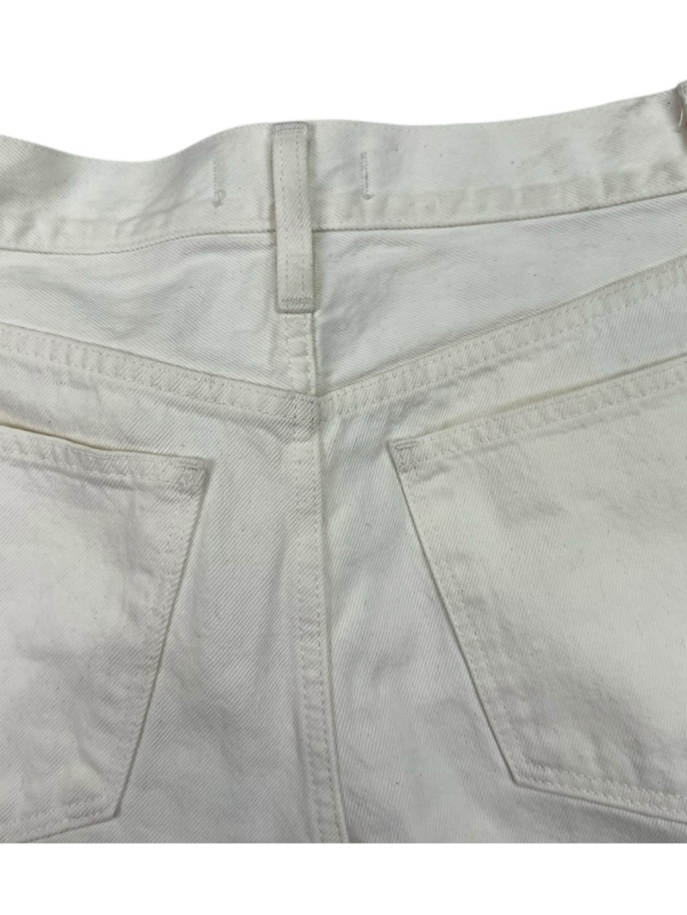 Madewell Baggy Flare Jeans Women’s Sz 26 Tile White High Rise Wide Leg Split Hem - Picture 11 of 16